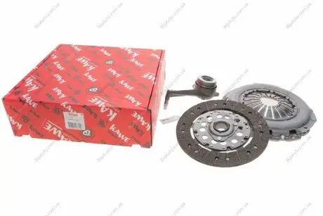 Комплект зчеплення VW T5 2.5TDI/4motion 03-09 (96kw) (d=240mm) (+вижимний) Kawe 962316CSC