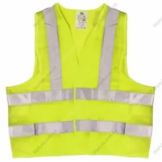 Жилет безпеки світловідбивний (жовтий) 116B XL VITOL ЖБ003 (фото 1)