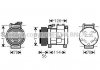 Компресор кондиціонера CHRYSLER 300M/ CHRYSLER VOYAGER (AVA) AVA COOLING CRAK062 (фото 1)