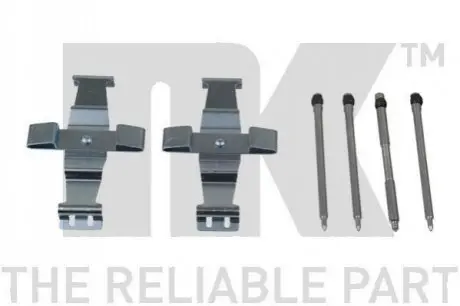 Комплект приладдя, накладка дискового гальма NK 79151886