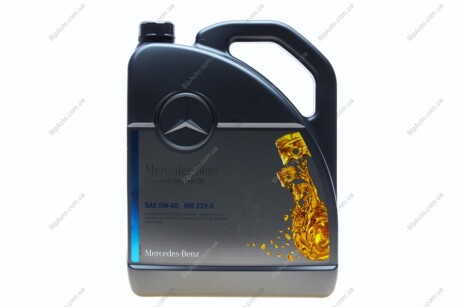 Олива моторна MB 229.5 1шт (5л) SAE 5W-40 MB 229.5 Mercedes MERCEDES-BENZ 000989210713FAEE