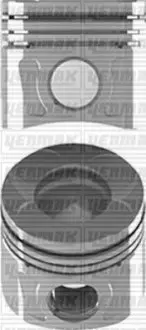 Поршень с кольцами і пальцем (размер отв. 69,60/STD) OPEL Astra J 1.3CDTI -15 (4цл.) (A 13 DTE / Multijet Euro5) Yenmak 31-04198-000