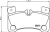 Гальмівні колодки дискові зад. Audi Q7/Porsche Cayenne/VW Touareg 3.0Tdi-6.0W12 08.04- Hella pagid 8DB 355 014-631 (фото 2)