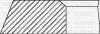 Комплект поршневих кілець (83,01/+0.50) (1,2/1,5/2,0) VW, AUDI, SKODA 2,0i/2.0FSI/2,8i Yenmak 91-09311-050 (фото 2)