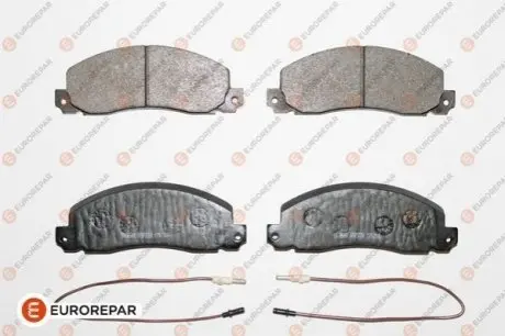 Гальмівні колодки перед. RENAULT Trafic 1,4-2,5D OPEL Arena 1,9/2,5D Eurorepar 1617273480
