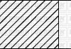 Комплект поршневих кілець RENAULT R11, R19, R21 1.7 (81/STD) (1,75/2/3) Yenmak 91-09158-000 (фото 3)