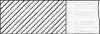 Комплект поршневих кілець FORD Mondeo 1.6 -00 (76.5/0.5) (1.5/1.6/2.5) Yenmak 91-09448-050 (фото 1)