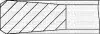 Комплект поршневих кілець RENAULT Master 2.5TD -98 (93/STD) (3/2/3) Yenmak 91-09689-000 (фото 2)