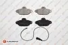 FIAT Колодки тормозные передние PUNTO BENDIX 93-,SEICENTO 98- Eurorepar 1617252680 (фото 1)
