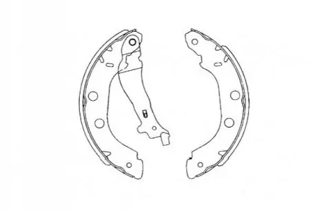 PARTS RENAULT щоки гальмівні Kangoo,Nissan Kubistar,Primera 96- PARTS KAVO KBS-7419