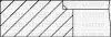 YENMAK Комплект поршневих кілець VW LT 2.5TDI (81.01/STD) (2.5/2/3) 91-09318-000 YENMAK 91-09318-000