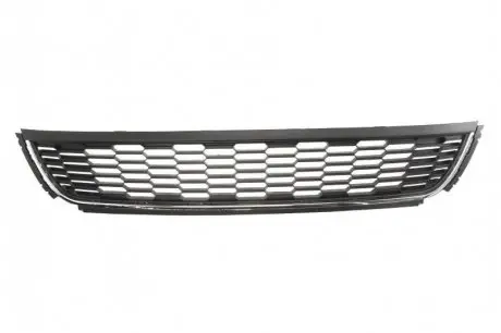 Решетка в бампер Volkswagen Polo V HB 09-15 средняя с хром молдингом AVTM 7415 915