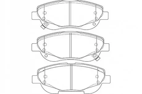 PARTS TOYOTA Гальмівні колодки пер. Avensis 2,0-2,2 08- PARTS KAVO KBP-9143