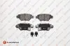 OPEL Гальмівні колодки задні Astra G, Zafira 98- Eurorepar 1617255080 (фото 1)