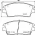 Nisshinbo NP6147 Гальмівні колодки HYUNDAI/KIA Tucson/Sportage \'\'F \'\'15-22 NP6147
