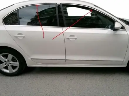 Volkswagen Jetta 2011-2018 Верхние молдинги стекла (6 шт, нерж) CarmoS 6440419