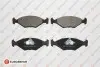 EUROREPAR гальмівні колодки дискові FIAT Fiorino 93-2001 1617259880 EUROREPAR 1617259880