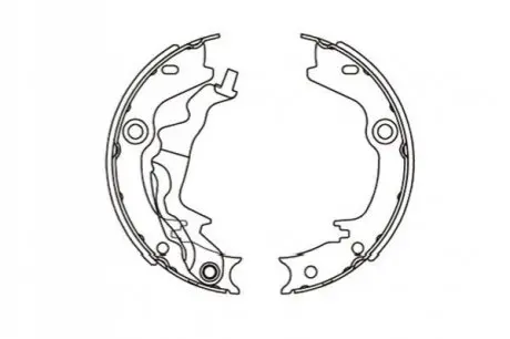 PARTS HYUNDAI Тормозные щеки Accent -10, KIA Rio 05- PARTS KAVO KBS-3416