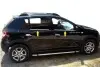 Renault Sandero 2013-2020 Нижние молдинги стекол (4 шт, нерж) CarmoS 64590546 (фото 1)