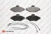 EUROREPAR гальмівні колодки  передн. CITROEN Xantia -01 1617251980 EUROREPAR 1617251980