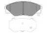 KAVO PARTS TOYOTA Гальмівні колодки передн.Hilux III 05- KBP-9135 KAVO PARTS KBP-9135
