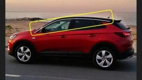 Opel Grandland X 2016- Верхние молдинги стекол (8 шт, нерж) CarmoS 64670269