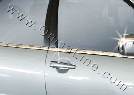 Mitsubishi Lancer 9 2003-2010 Молдинги стекол нижние 4шт CarmoS 6450369 (фото 1)
