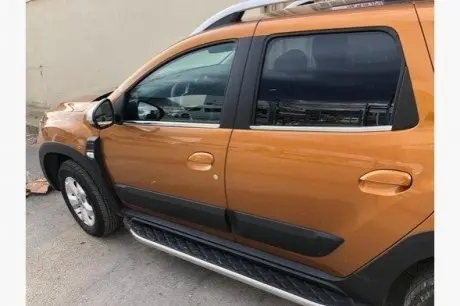 Dacia Duster 2018- Нижние молдинги стекол (4 шт, нерж) CarmoS 64594245