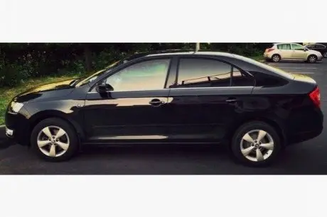 Skoda Rapid 2012- Нижние молдинги стекол (4 шт, нерж) CarmoS 645039111