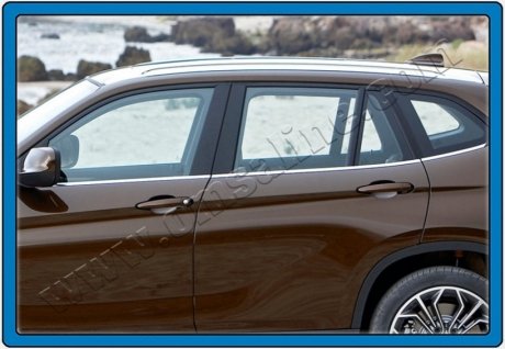 BMW X1 (e84) 2009-2015 Молдинги стекол нижние 6шт CarmoS 6455698
