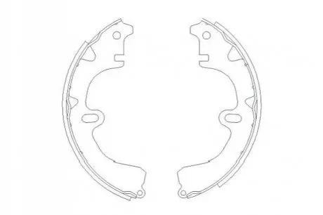 PARTS щоки гальмівні TOYOTA Corolla -00 PARTS KAVO KBS-9918