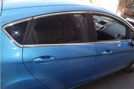 Ford Fiesta 2008-2017 Молдинги стекол верхние 8шт CarmoS 6451850