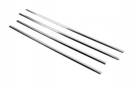 Фото 1 - skoda Fabia 1999-2007 Молдинги стекол нижние 4шт CarmoS 6450390 Skoda Fabia 1999-2007 Молдинги стекол нижние 4шт CarmoS 6450390 (фото 1)