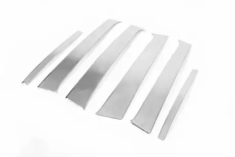 Renault Sandero 2007-2013 Молдинг дверных стоек CarmoS 64515098
