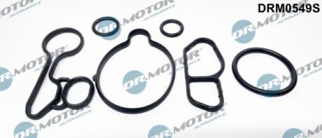 DRMOTOR К-т прокладок масляного фiльтра 6 елементiв DR. MOTOR DRM0549S (фото 1)