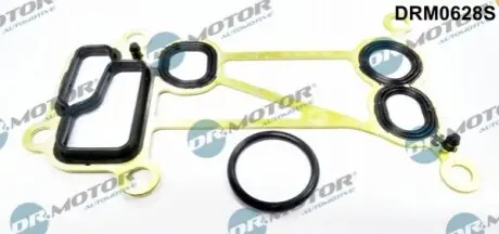 DRMOTOR К-т прокладок масляного фiльтра 2 елементи DR. MOTOR DRM0628S (фото 1)