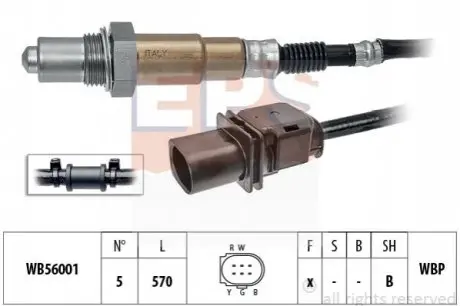 VW лямбда-зонд Passat 1.4TSI EcoFuel 09- EPS 1.998.440