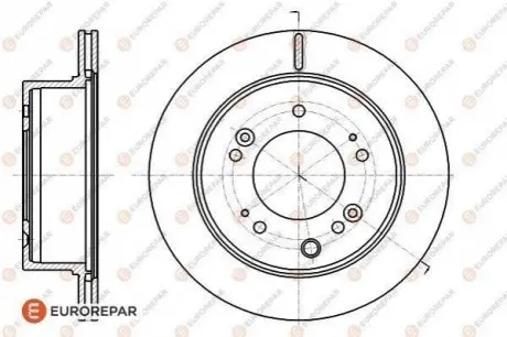 8708309198 ДИСК ГАЛЬМ?ВНИЙ Eurorepar 1622813580