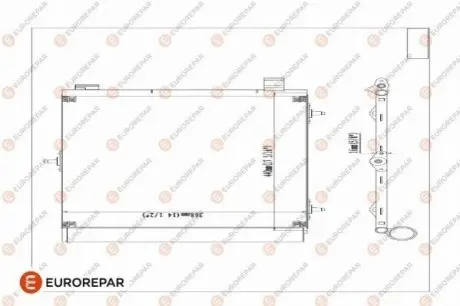Радіатор кондиціонера Eurorepar E163362