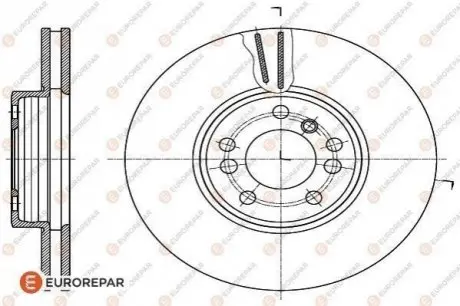 ДИСК ГАЛЬМ?ВНИЙ Eurorepar 1622814880