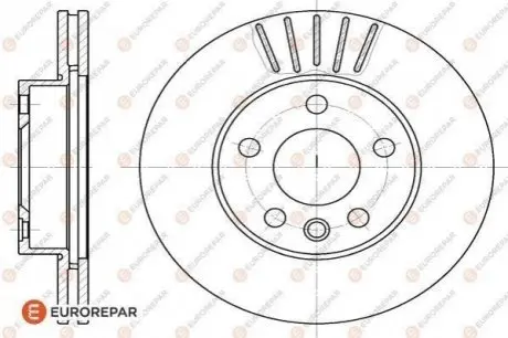 ДИСК ГАЛЬМ?ВНИЙ Eurorepar 1618874080
