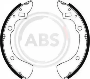 ABS Гальмiвнi колодки барабаннi A.B.S. 8575