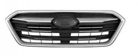 Решетка радиатора Subaru Legacy 17-19 черн. молдинг серый металик AVTM 186734990 (фото 1)