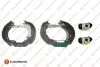 EUROREPAR К-кт гальм. колодок задн с циліндрами взборі C3 (A51)  C4 CACTUS  DS 3 1613191580 EUROREPAR 1613191580