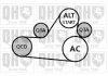 QH QDK103 Ремiнь клиновий к-т