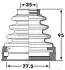 BORG&BECK BCB6243 Пильник привiдного валу к-т BCB6243