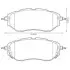 Гальмівні колодки передні Subaru BRZ, Forester, Legacy IV, V, VI, Levorg, Outback, Tribeca, WRX Jurid 572638J (фото 1)