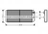 AVA LAND ROVER Радіатор опалення DISCOVERY 2.0, 3.5, 4.0 AVA AVA COOLING AU6180 (фото 1)