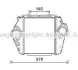 AVA MAZDA Інтеркулер 6 2.0 MZR-CD 07-, 2.2 08- AVA AVA COOLING MZ4244 (фото 1)