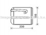 AVA MITSUBISHI Радіатор опалення L200 -07 AVA AVA COOLING MT6260 (фото 1)